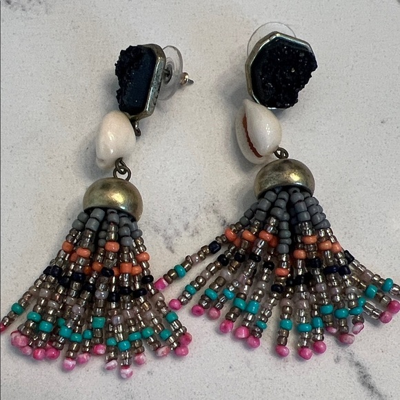 Baublebar bead seed tassel earrings - Picture 1 of 4